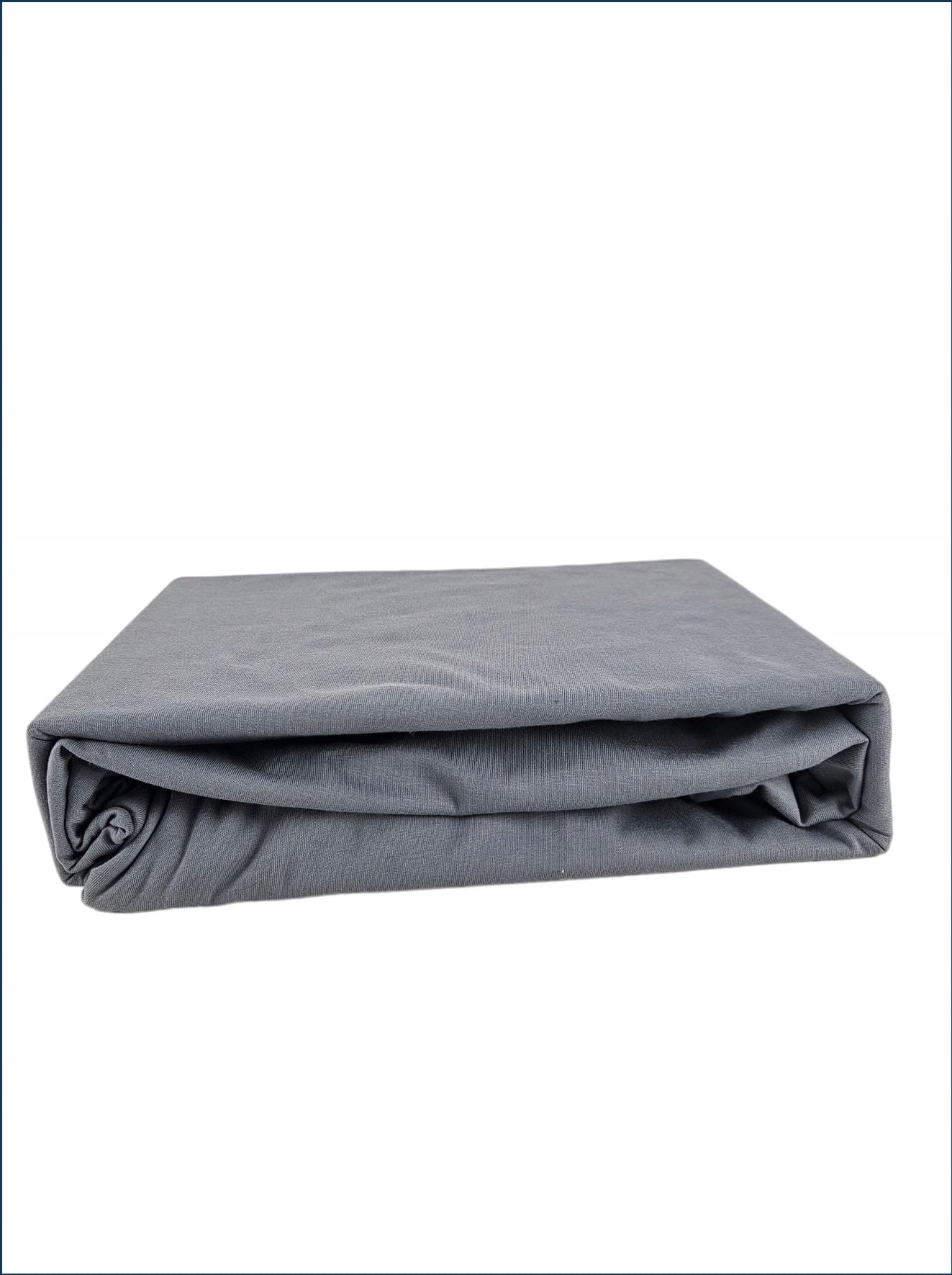 PRZEŚCIERADŁO Z GUMKĄ SZARE 100x220 Jersey PREMIUM GRUBE Bawełna 100%