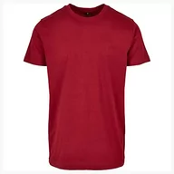 Koszulki męskie - Build Your Brand Męski Basic okrągły dekolt, męski T-shirt o klasycznym kroju, dostępny w wielu kolorach, rozmiary XS-5XL, burgundowy, XL - miniaturka - grafika 1