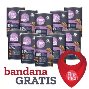 PetRepublic Fine Meat danie z indyka 10x400g + bandana! - Mokra karma dla psów - miniaturka - grafika 2