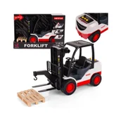 Samochody i pojazdy dla dzieci - Wózek widłowy widlak podnośnik regulowany... - Lena - miniaturka - grafika 1