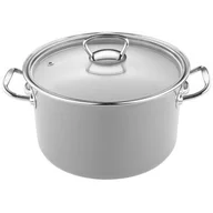 Garnki - Fl1 GARNEK EMALIOWANY PRIMARIO Z/P PROSTY SZARY 22CM 5,3L 000-GAR-502/22/SS/S - miniaturka - grafika 1