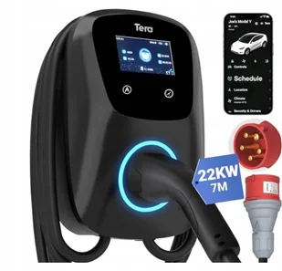Tera EV ładowarka Smart App z aplikacją domowa stacja ładująca - Ładowarki samochodowe - miniaturka - grafika 1