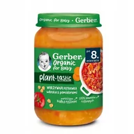 Dania dla dzieci - Gerber Nestlé Organic for Baby Plant-tastic Warzywna potrawka włoska z pomidorami po 8 miesiącu 190 g 1149517 - miniaturka - grafika 1