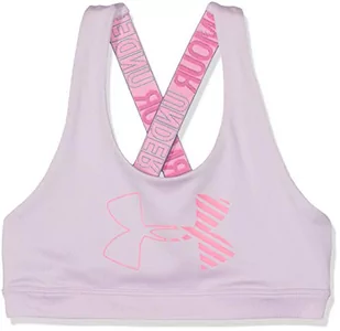 Under Armour HeatGear Graphic Sport Bra bluza sportowa dla dziewcząt - Odzież sportowa dziecięca - miniaturka - grafika 1