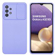 Etui i futerały do telefonów - Pokrowiec Do Samsung Galaxy A32 5G Etui w Bonbon Purpura Obudowa Case Cover Ochrona kamery Cadorabo - miniaturka - grafika 1