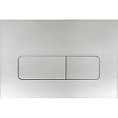 Przyciski spłukujące - Deante Przycisk spłukujący do stelaży podtynkowych - slim stal szczotkowana CST F51P - miniaturka - grafika 1