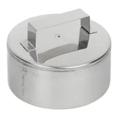 Rury i kanały wentylacyjne - EQUATION Zatyczka  110 mm stal nierdzewna - miniaturka - grafika 1