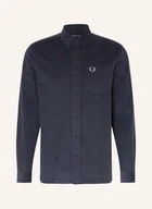 Koszule męskie - Fred Perry Koszula Sztruksowa Regular Fit blau - FRED PERRY - miniaturka - grafika 1