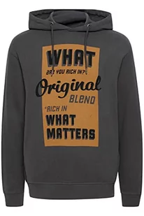 Blend Bluza męska, 190201/asfalt, S - Bluzy męskie - miniaturka - grafika 1