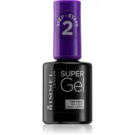 Lakiery do paznokci - Rimmel Super Gel Top Coat lakier utrwalający "12 ml" bezbarwny - miniaturka - grafika 1