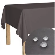 Obrusy i serwetki - Obrus 120x160 Plamoodporny Klasyczny Savio Grafit - miniaturka - grafika 1