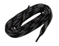 Akcesoria obuwnicze - Woskowane sznurowadła hokejowe WinnWell  Black  244 cm - miniaturka - grafika 1