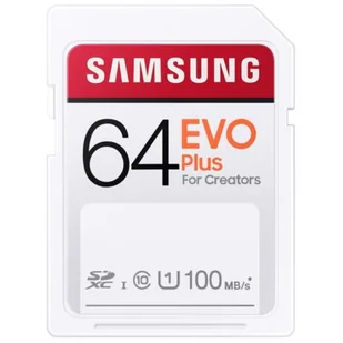 Samsung Evo Plus SDXC 64GB - Karty pamięci - miniaturka - grafika 1