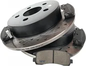 Końcówki drążków kierowniczych - Tykne klocki + WIERCONE NACINANE tarcze hamulcowe Buick Century 1997-2005 - miniaturka - grafika 1