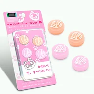 Akcesoria do Nintendo - switch jelly color świecąca nasadka NS uchwyt nasadka guzika - różowo-pomarańczowy - miniaturka - grafika 1