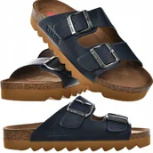 Klapki i japonki damskie - KLAPKI DAMSKIE BIG STAR KLASYCZNE NN274247 KOLEKCJA LIMITOWANA - miniaturka - grafika 1