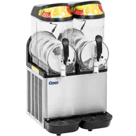 Wyposażenie lokali gastronomicznych - Granitor maszyna do napojów slush sorbetów podwójna LED 2 x 12 l 680 W - miniaturka - grafika 1
