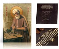 Ikony i obrazy sakralne - Ikona religijna Święty Józef przy pracy - miniaturka - grafika 1