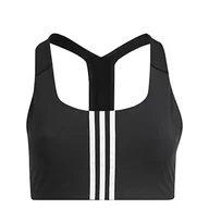 Biustonosze - adidas HC5387 TRN MS BTR 3SPS damski biustonosz sportowy czarny 3X - miniaturka - grafika 1