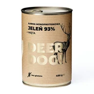 Mokra karma dla psów - Deer Dog! - JELEŃ + MIĘTA – karma mokra 400g - miniaturka - grafika 1