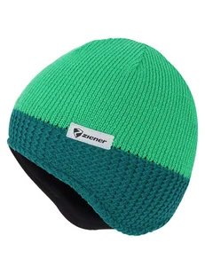 Ziener Czapka beanie "Igosch" w kolorze zielonym - Czapki damskie - miniaturka - grafika 1
