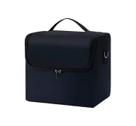 Kosmetyczki, organizery i kuferki - eCarla kuferek na kosmetyki Czarny CB45 - miniaturka - grafika 1