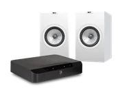 Zestawy stereo - Bluesound POWERNODE EDGE (czarny) + Q350 (biały) - miniaturka - grafika 1