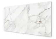 Dekoracje domu - Panel kuchenny HOMEPRINT Naturalny biały marmur 120x60 cm - miniaturka - grafika 1