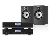 Zestawy stereo - Rotel A12 MKII (czarny) + CD14 MKII (czarny) + 606 S3 (czarny) - miniaturka - grafika 1