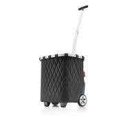 Torby i wózki na zakupy - reisenthel Wózek na zakupy Carrycruiser 47,5 cm rhombus black - miniaturka - grafika 1