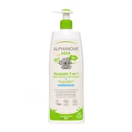 Kosmetyki kąpielowe dla dzieci - Alphanova Bebe płyn do kąpieli dla dzieci 3 w 1 500ml - miniaturka - grafika 1