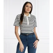 Koszulki i topy damskie - Tommy Hilfiger Polo | Regular Fit - miniaturka - grafika 1