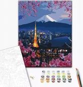 Malowanie po numerach - Twoje Hobby Malowanie po numerach BRUSHME, 40x50 cm, podróż po Japonii, 1 szt. - miniaturka - grafika 1