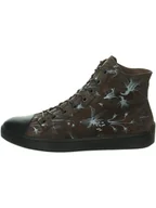 Trampki damskie - Think! Skórzane sneakersy w kolorze brązowym - miniaturka - grafika 1