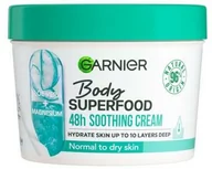 Balsamy i kremy do ciała - Garnier Body Superfood 48h Soothing Cream Aloe Vera + Magnesium krem do ciała 380 ml dla kobiet - miniaturka - grafika 1