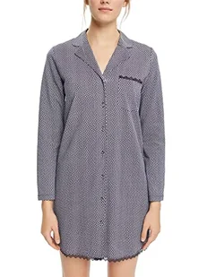 ESPRIT Bodywear damska koszulka z nadrukiem bawełna LACE SUS ns a_ls koszula nocna, granatowy 3, 46 (DE) - Koszulki i topy damskie - miniaturka - grafika 1