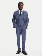 Garnitury - HUGO BOSS Garnitur Henry-Getlin253V1X 50544664 Niebieski Regular Fit - miniaturka - grafika 1