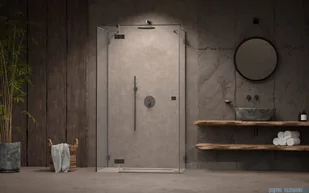 Radaway Essenza Pro Brushed GunMetal Kdj+S kabina 70x90x70cm lewa szczotkowany grafit 10097390-92-01L/10098070-01-01/10098070-01-01 - Kabiny prysznicowe - miniaturka - grafika 4