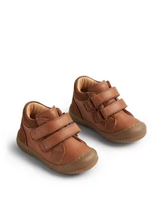 Buciki dla niemowląt - Wheat Skórzane buty "Ivalo" w kolorze jasnobrązowym do nauki chodzenia - grafika 1