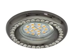 Candellux SOC-03 BK Czarne z kryształkami GU10 50W 230V Oczko sufitowe 2251066 2251066 - Lampy sufitowe - miniaturka - grafika 1