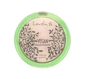 Pudry do twarzy - LOVELY Vegan Pressed Powder wegański, prasowany, transparentny puder matujący do twarzy 10g - miniaturka - grafika 1