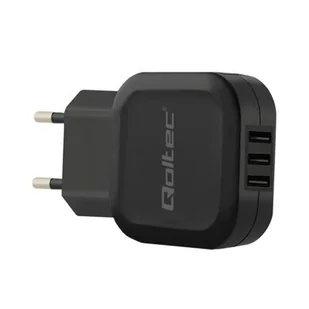 Qoltec Ładowarka sieciowa 17W | 5V | 3.4A | 3xUSB (50191) - Ładowarki do telefonów - miniaturka - grafika 1
