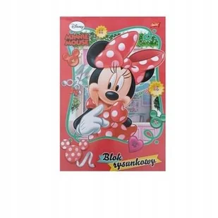 St. Majewski St BLOK RYSUNKOWY BIAŁY A4 MYSZKA MINNIE - Notesy i bloczki - miniaturka - grafika 1