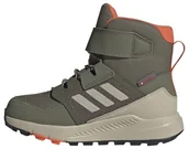 Buty dla chłopców - adidas Terrex Trailmaker High C.rdy buty trekkingowe, unisex, dla dzieci, Olive Strata Wonder Beige Semi Impact Orange, 37 1/3 EU - miniaturka - grafika 1