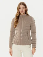 Kurtki damskie - Guess Kurtka puchowa W5RL61 WH0V0 Beżowy Regular Fit - miniaturka - grafika 1