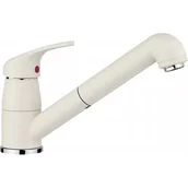 Baterie kuchenne - Bateria stojąca BLANCO Daras-S Silgranit-Look Delikatny biały 526937 - miniaturka - grafika 1