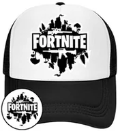 Czapki i chusty sportowe męskie - Czapka z Daszkiem Fortnite Czarna z Nadrukiem Na Lato Siatka Bejsbolówka - miniaturka - grafika 1