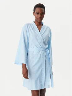 DKNY Szlafrok YI20046 Błękitny - Szlafroki damskie - miniaturka - grafika 1