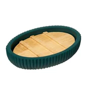 Mydelniczki i dozowniki mydła - Mydelniczka MODERN COLOR z bambusową wkładką - miniaturka - grafika 1