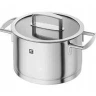 Garnki - Zwilling VITALITY GARNEK WYSOKI 24 CM STAL NIERDZEWNA SZKŁO 66463-240-0 - miniaturka - grafika 1